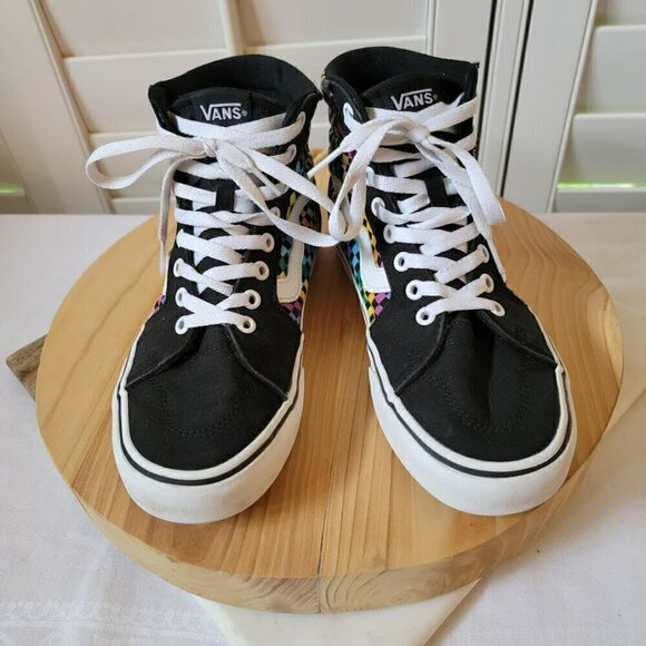 Vans Filmore High-Top Sneaker - Women's Size 8 - Very Good Condition - Picture 2 of 10